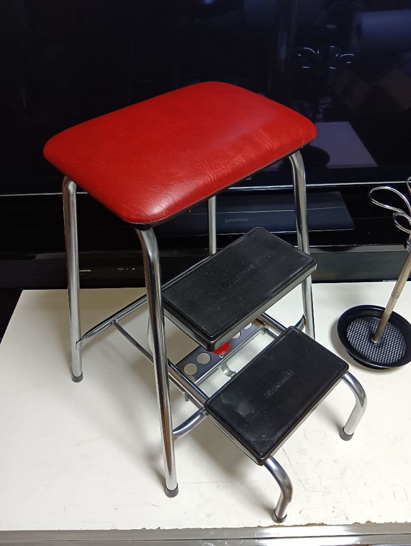 レア　1970's　ドイツ製　hailo　インダストリアル　ステッパー　スツール