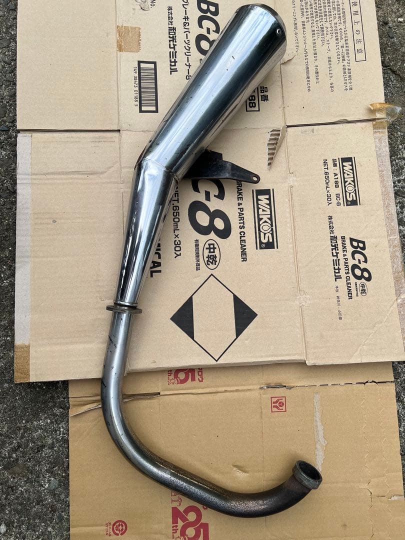 デイトナTW225/セロー225 フルエキ　ダウンマフラー JMCA