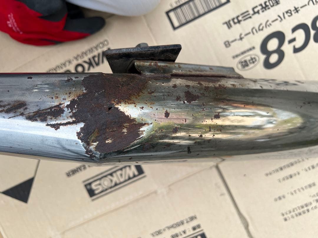 デイトナTW225/セロー225 フルエキ　ダウンマフラー JMCA