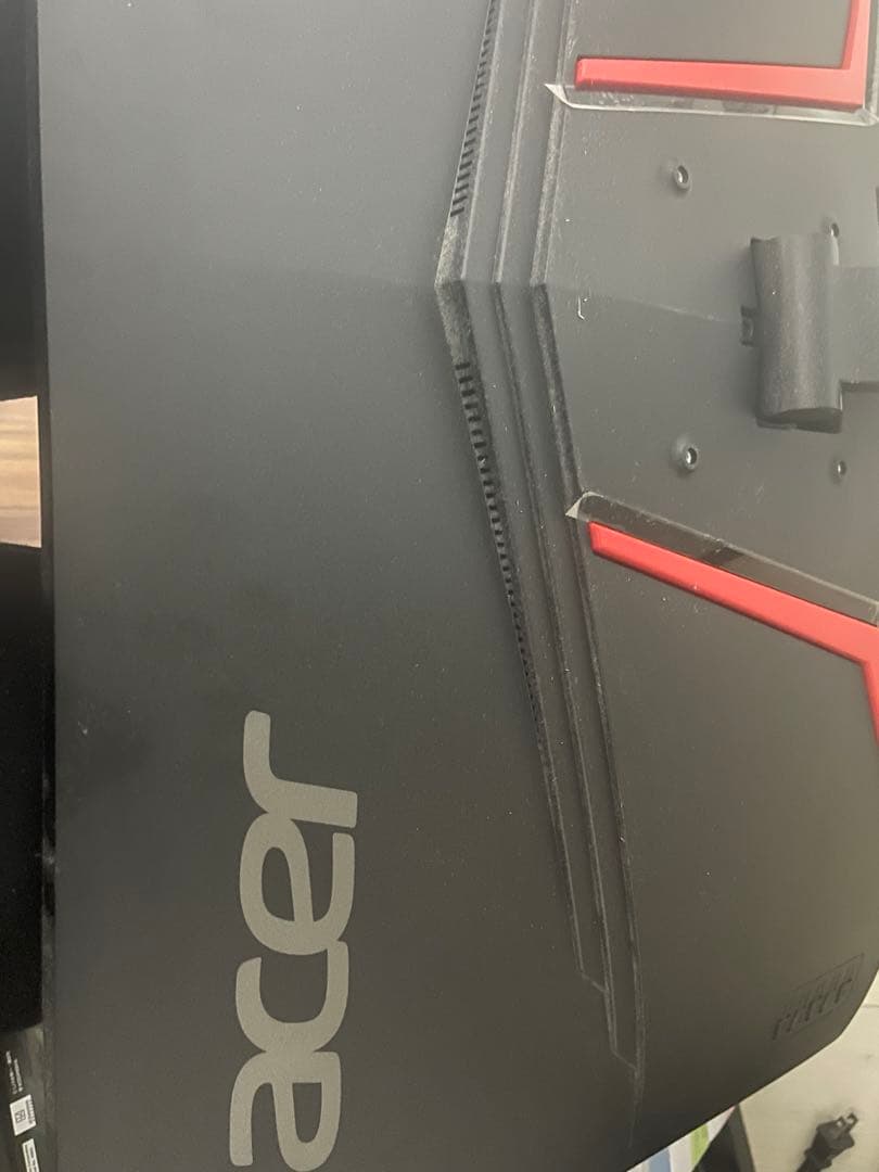 acer ゲーミングモニター　湾曲