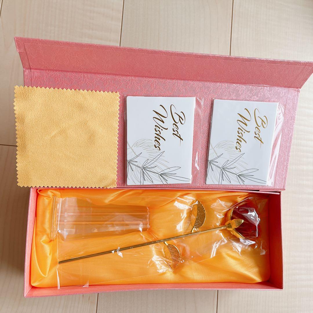 Hoement 1 セット 母の日ギフト ローズクリスタル クリスタルローズ