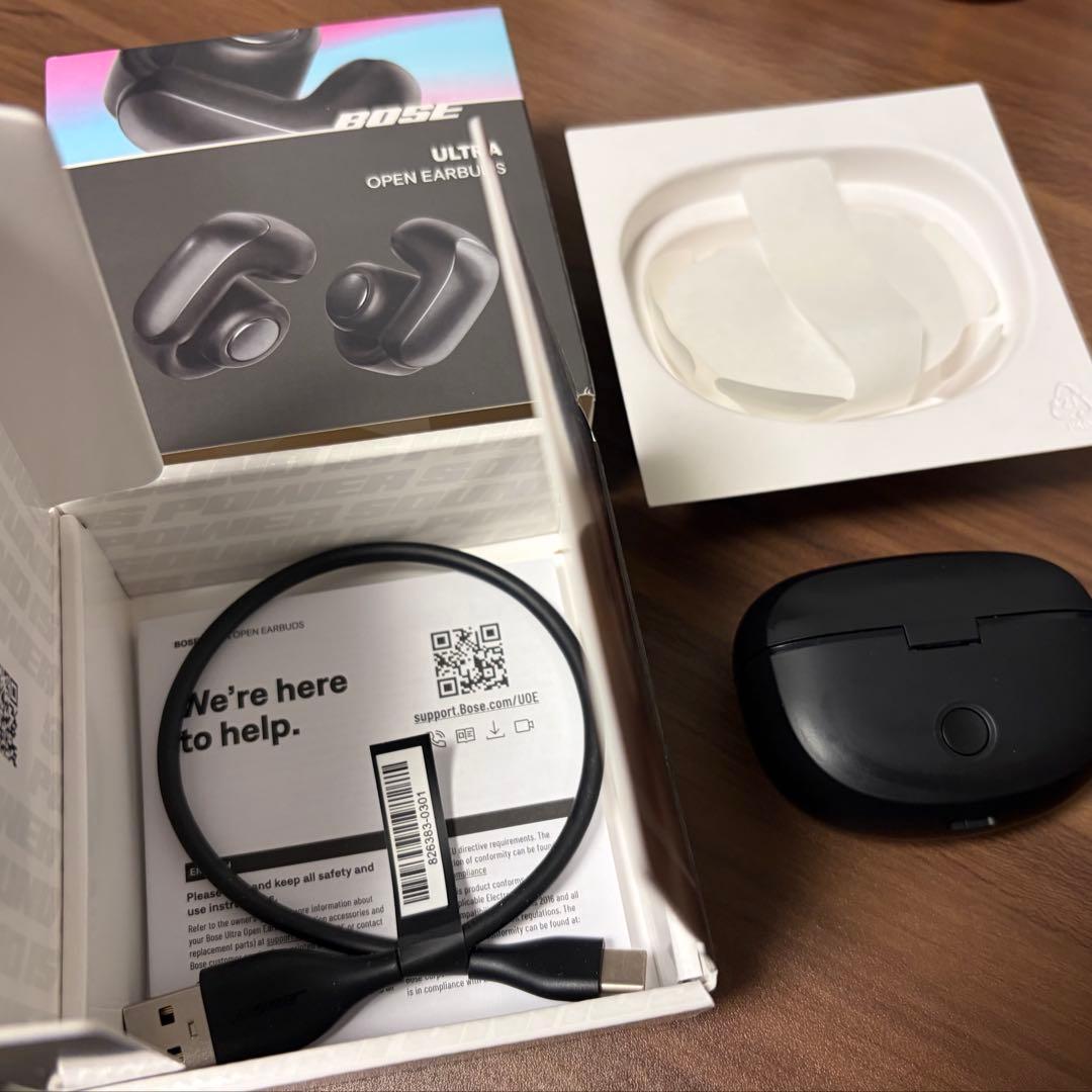 Bose Ultra Open Earbuds ブラック　ワイヤレスイヤホン