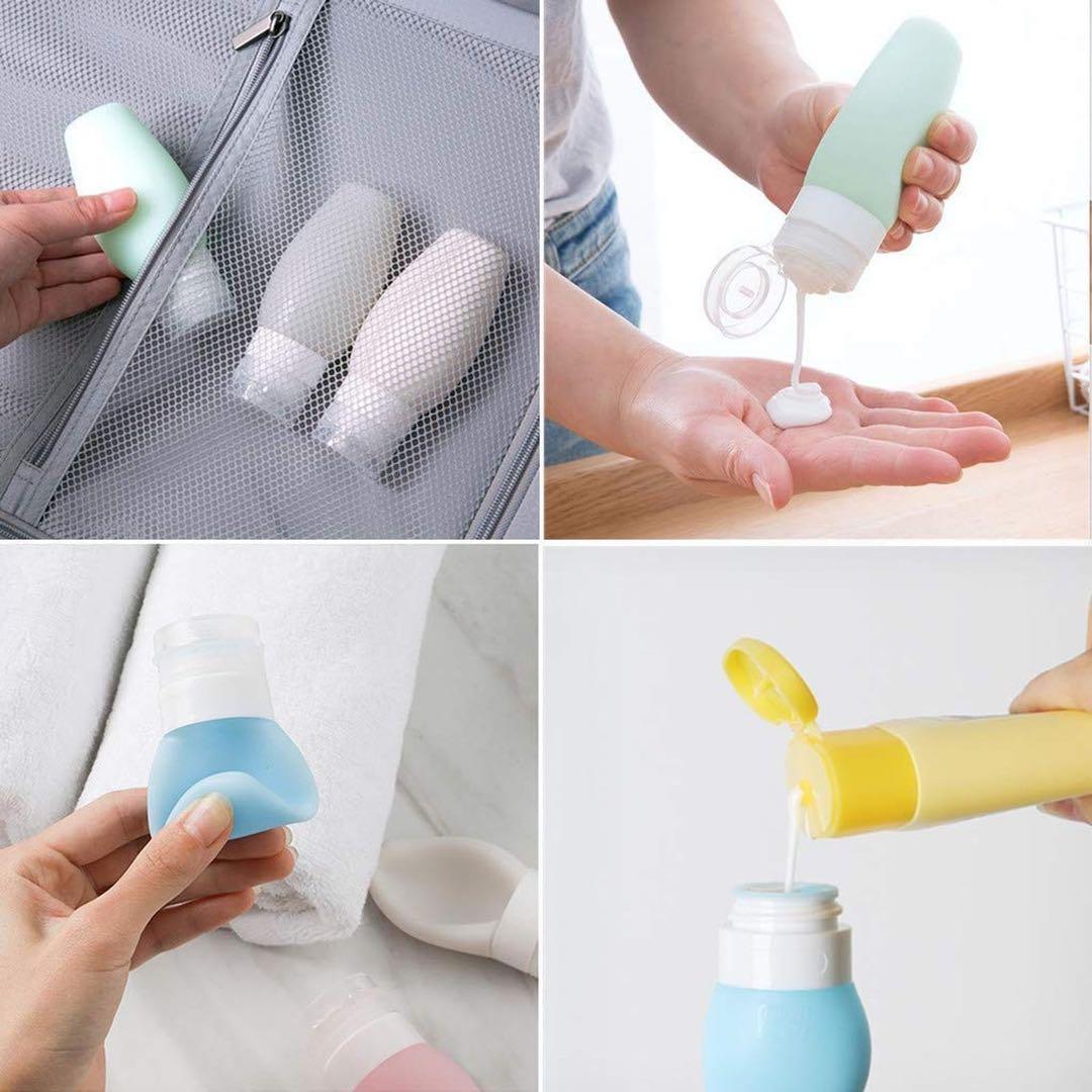 トラベルボトル シリコン シャンプーボトル 90ml 化粧水 乳液 出張 海外