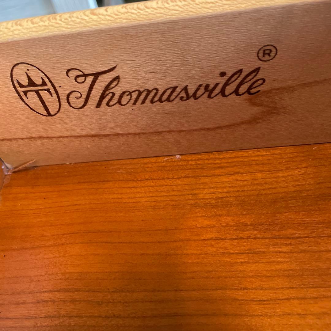 アメリカ家具，thomusvilleアンティーク サイドテーブル引き出し付き