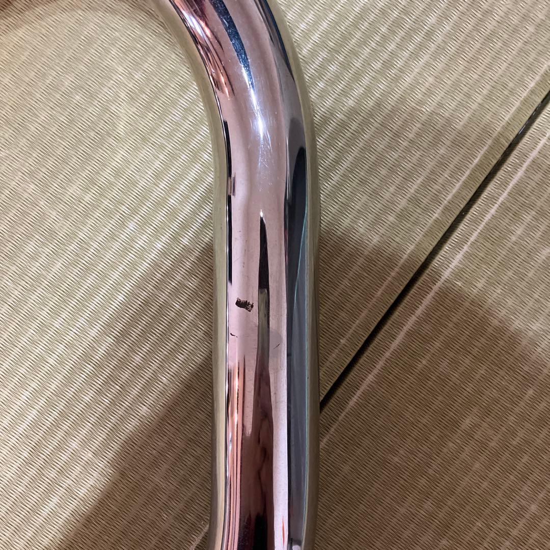 w650 マフラー　純正フルエキとposhのw1マフラー