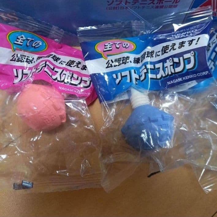 新品　アカエム　ケンコー　ソフトテニスボール48　グリップテープ　空気入