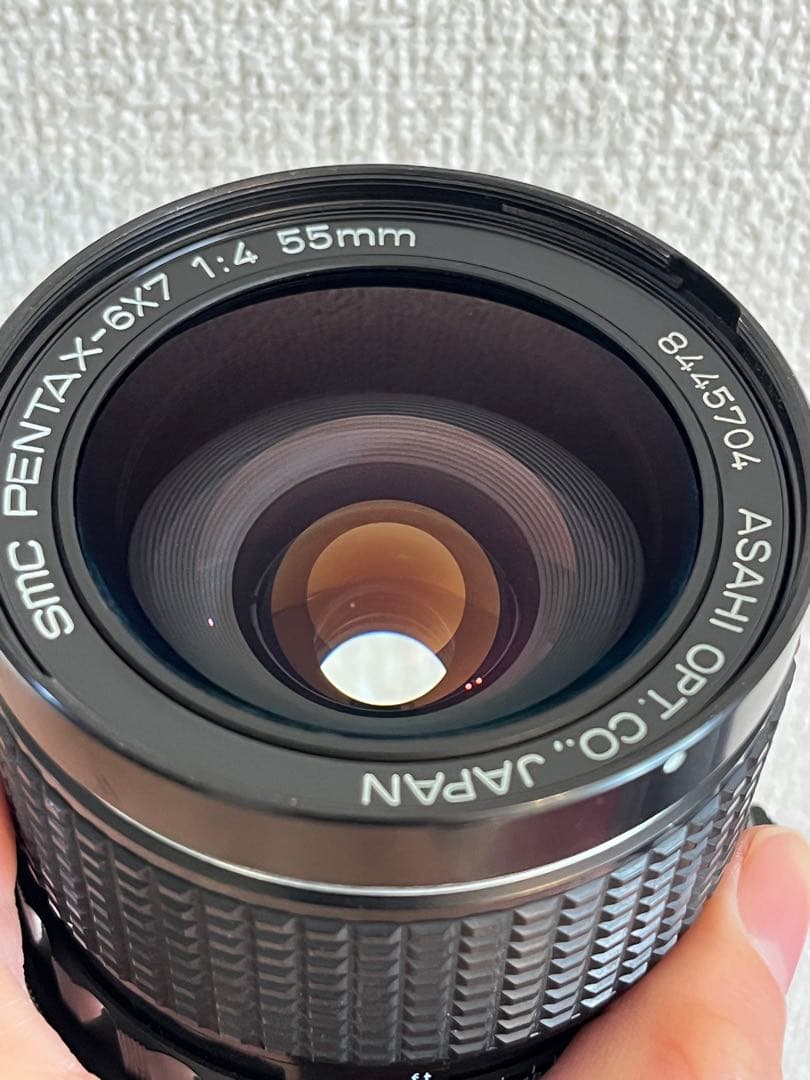 美品Asahi SMC Pentax レンズ 6x7 55mm F4