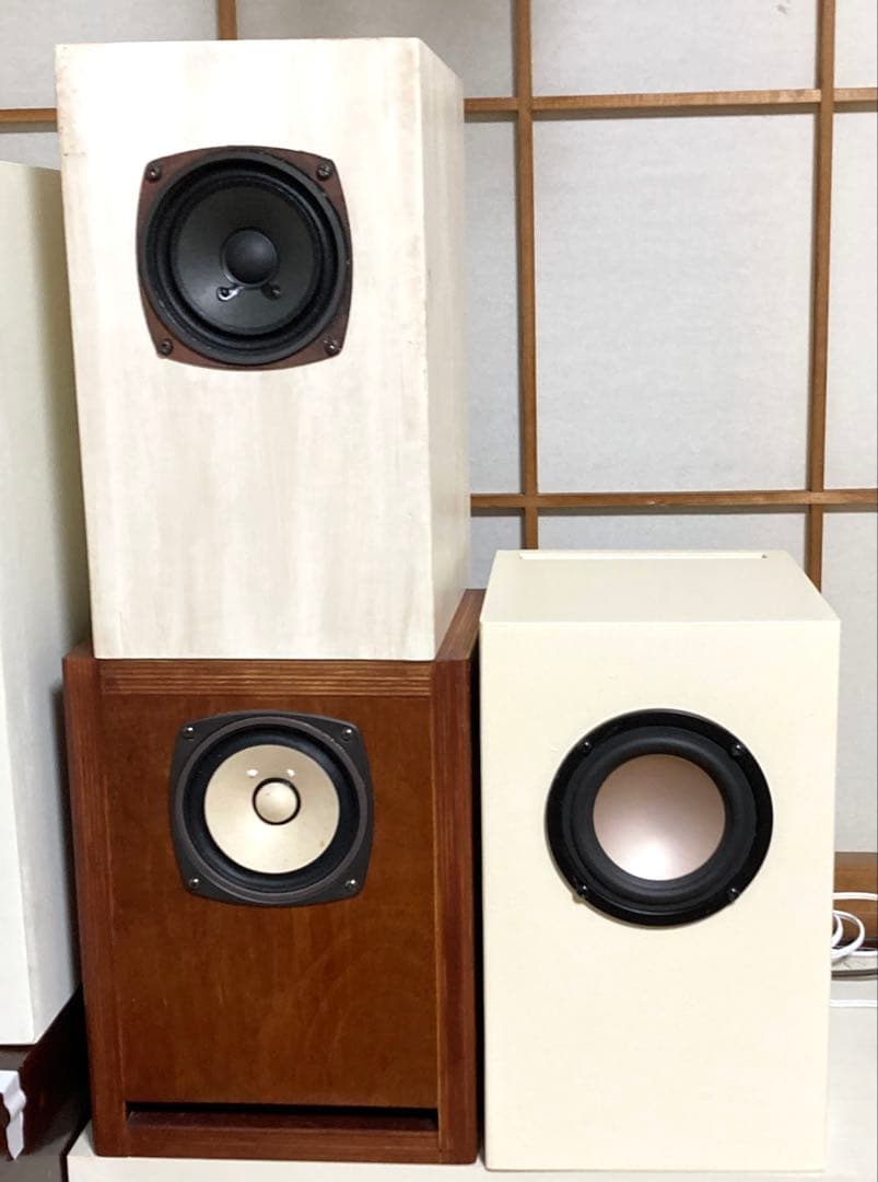 長岡鉄男氏設計　BS-3準拠 自作　バスレフスピーカー