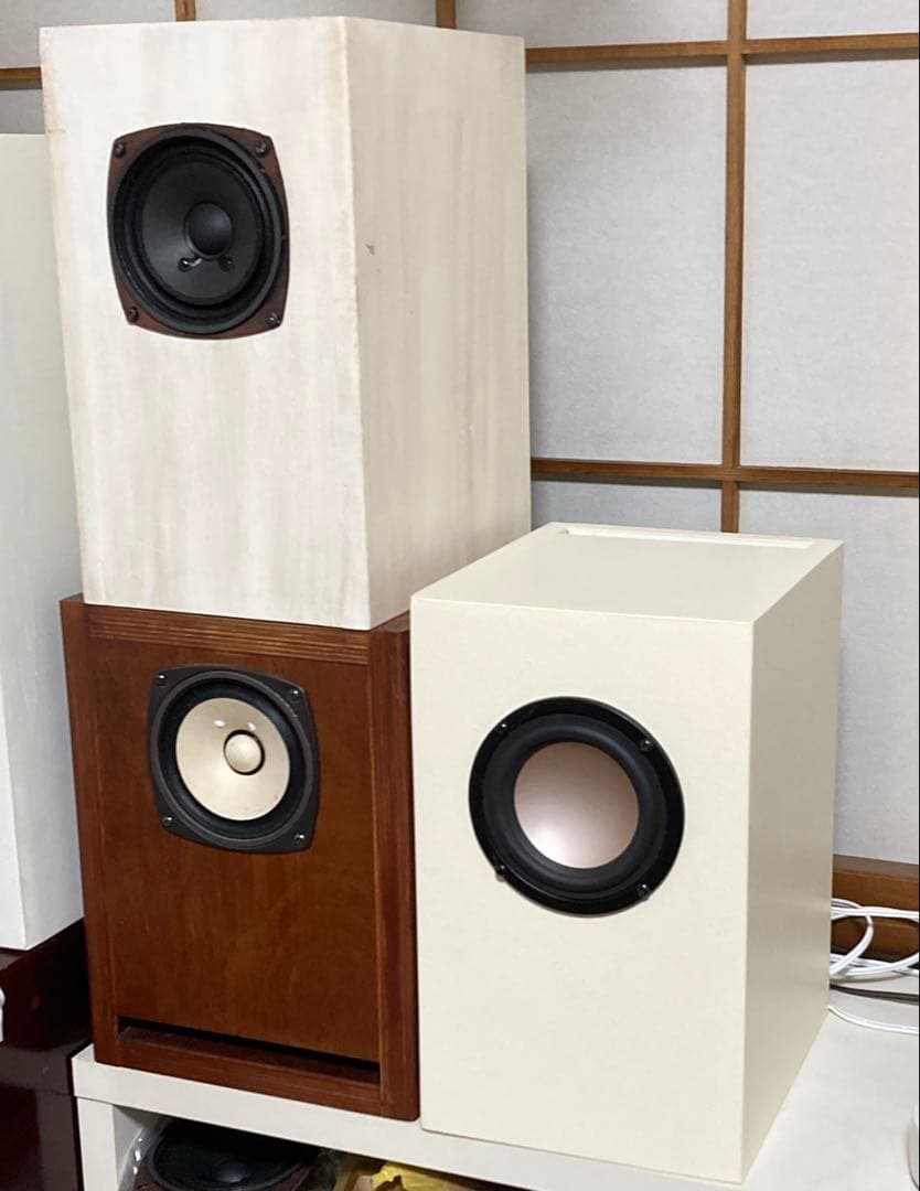 長岡鉄男氏設計　BS-3準拠 自作　バスレフスピーカー