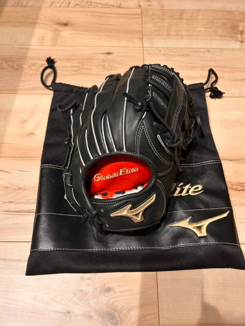 ミズノ　グローバルエリート　軟式グローブ　西川モデル　外野手用