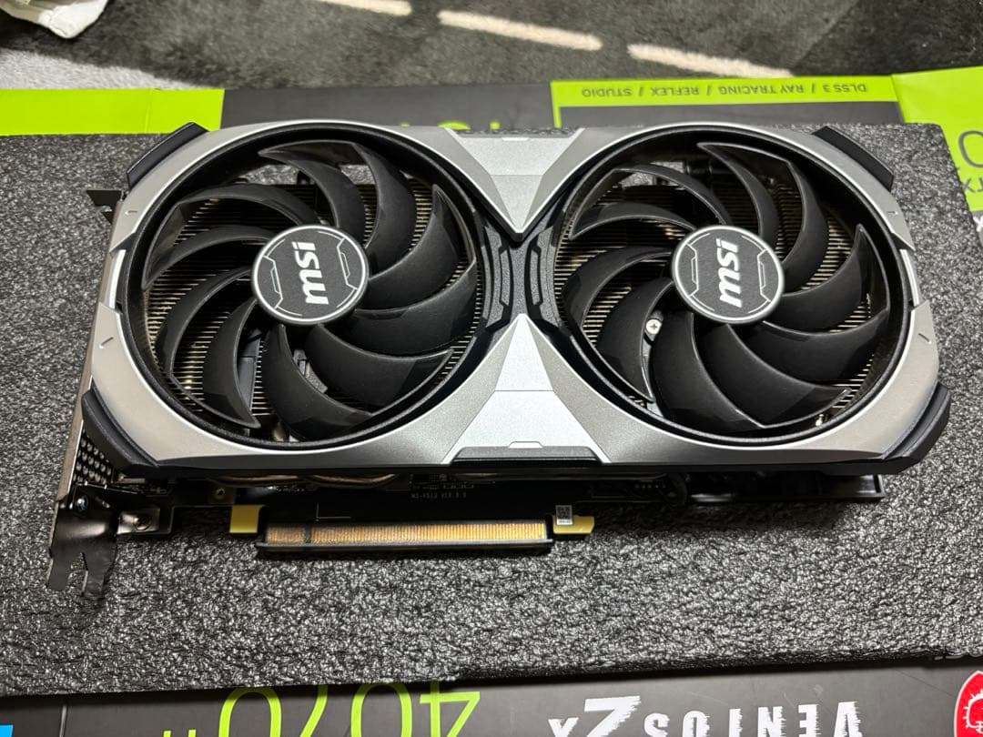 グラフィックボード・グラボ・ビデオカード MSI VENTUS 2X RTX 4070ti OC 12GB