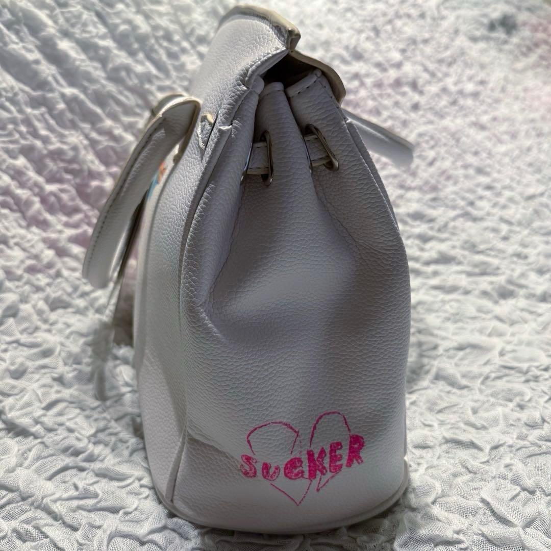 【タグ付き未使用品】 ゲルニカ ペイントハンドバッグ ホワイト シンプソンズ