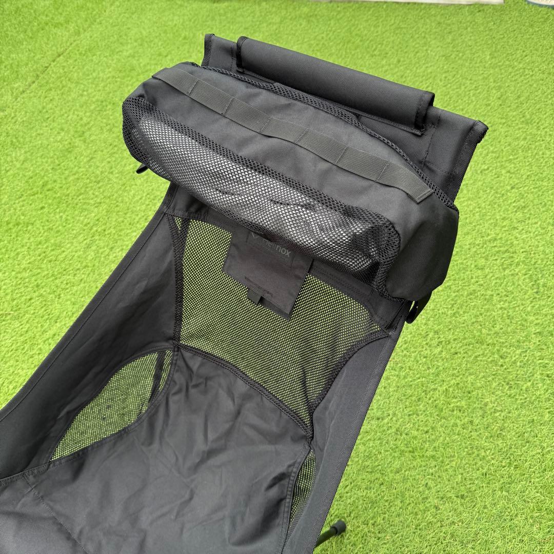 未使用級　ヘリノックス タクティカルチェアツー オールブラック 収納袋クッション