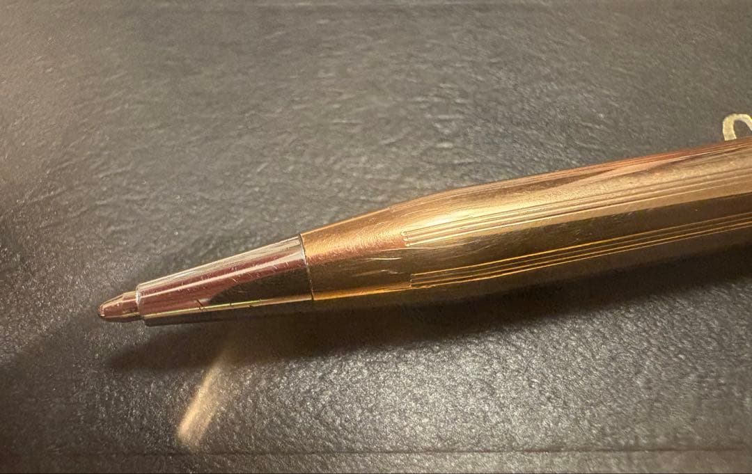 CROSS 14K 金張り ボールペン 専用ケース付