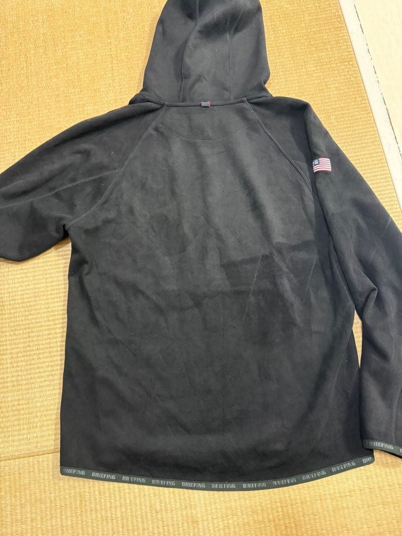 BRIEFING ブラック パーカーS 女性も