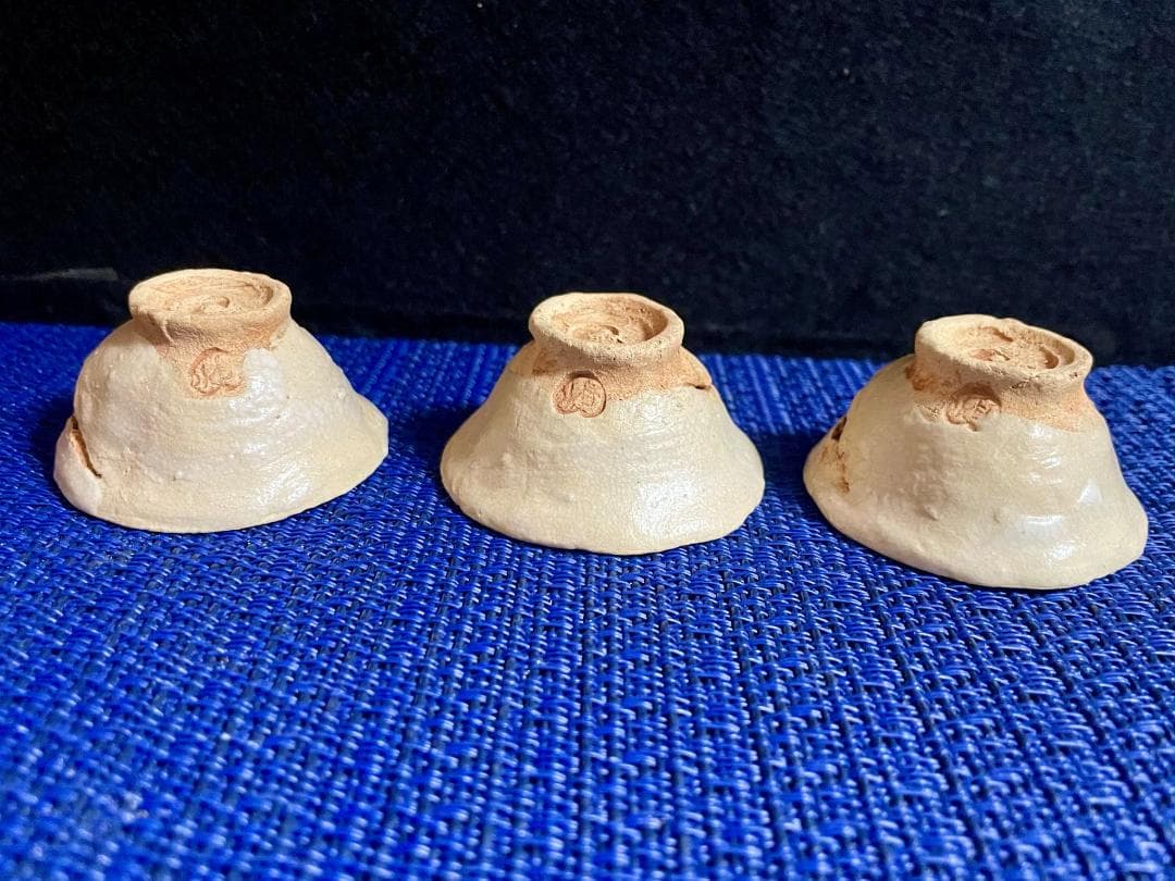 値下げ！【超年代お銚子、ぐい呑みセット】水月焼 初代作 蟹天神5点セット共箱付