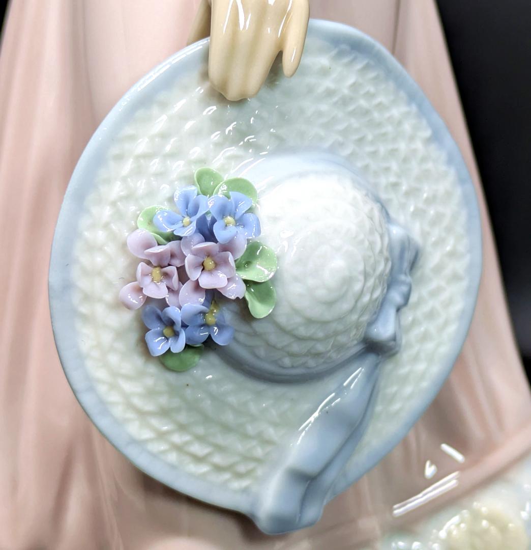 LLADRO リヤドロ●夏の陽ざし 少女サラ 5647●フィギュリン 置物 陶器