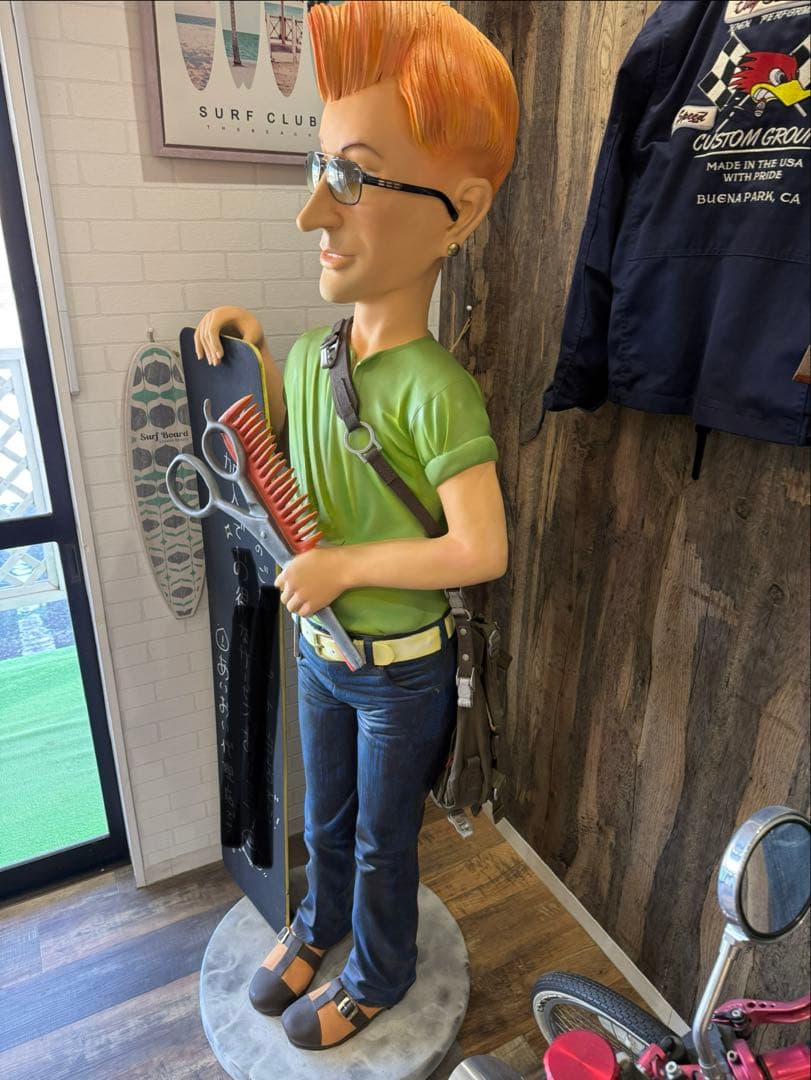 【定価192,500円】美容室に！店舗ディスプレイ、メニュー黒板 185cm福岡