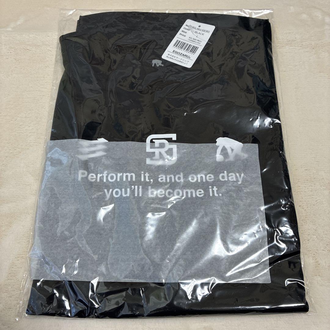 エゴザル RIKU ロングスリーブTシャツ RSスリーロゴ L 瀬川琉久