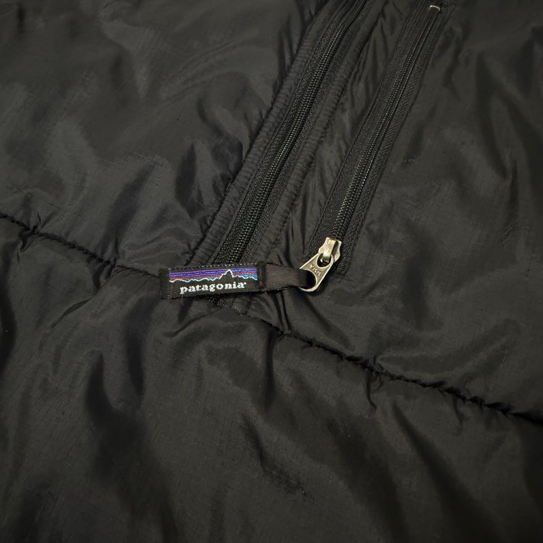 90's patagonia パタゴニア USA製 パフボールベスト ブラック