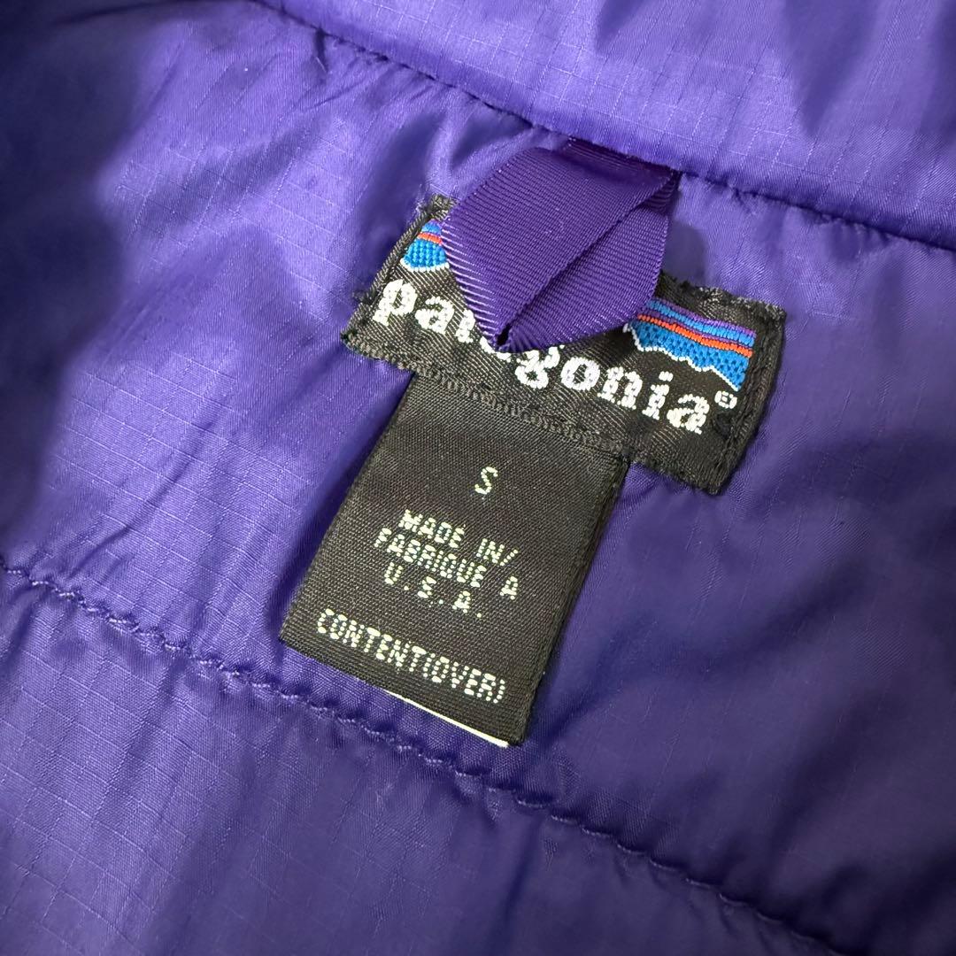 90's patagonia パタゴニア USA製 パフボールベスト ブラック