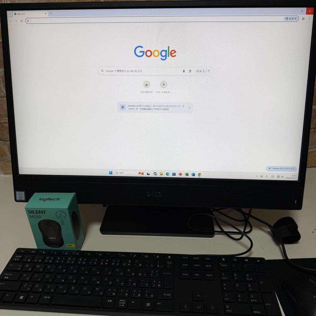 大容量　DELLデスクトップノート PC Webカメラ　Win11 オフィス付き