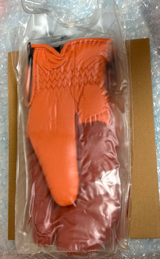 reusch スキーグローブ　オレンジ/ライトブラウン