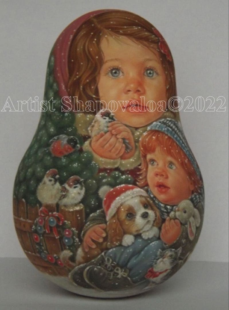 雑貨☆起き上がりこぼし♪エレナ作 マトリョーシカ