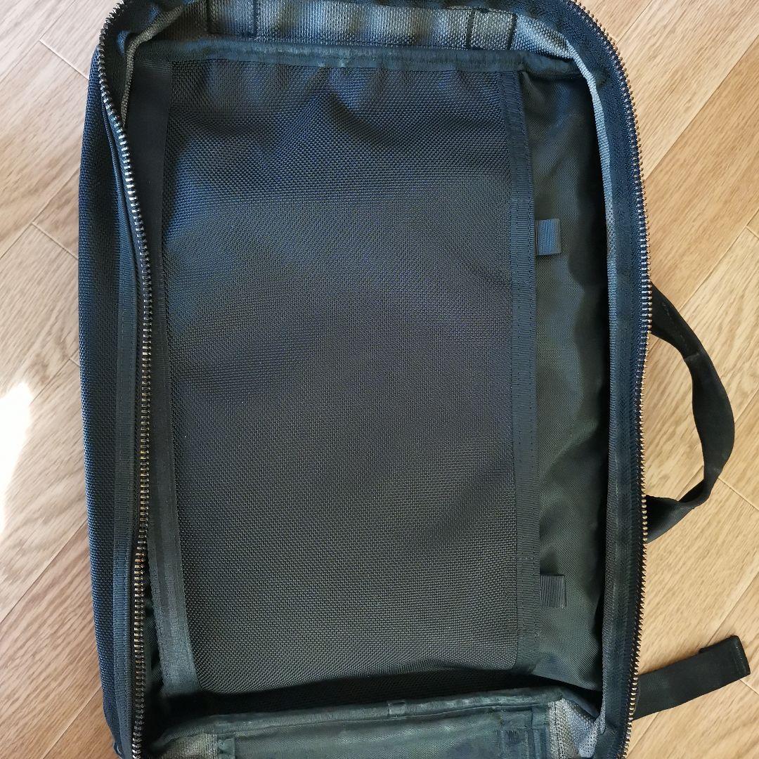 2層式　ポーター　ヒート　ブラックビジネスバッグ