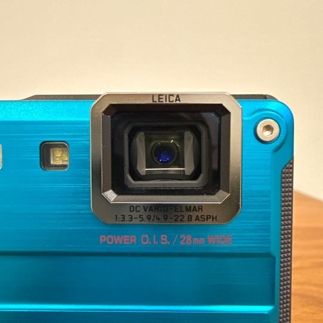 【美品】Panasonic DMC-FT2 ブルー　防水防塵カメラ