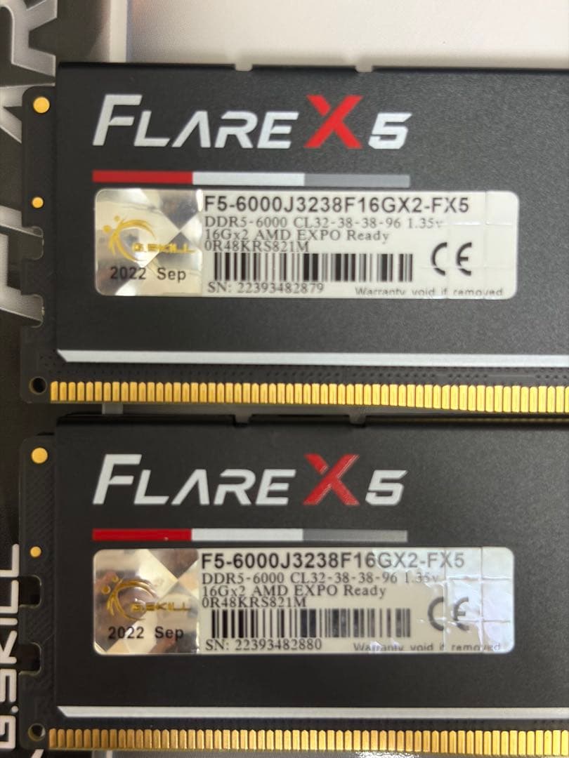 メモリー G.SKILL Flare X5 DDR5 32GB (16GBx2) EXPO
