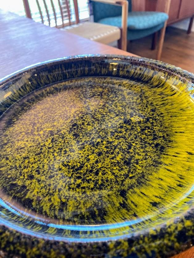 1960s ヴィンテージ デンマーク エルンスト・ファクス作 皿 1点物