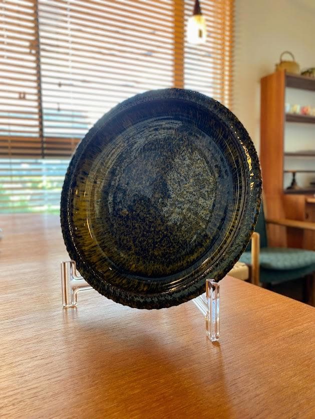 1960s ヴィンテージ デンマーク エルンスト・ファクス作 皿 1点物