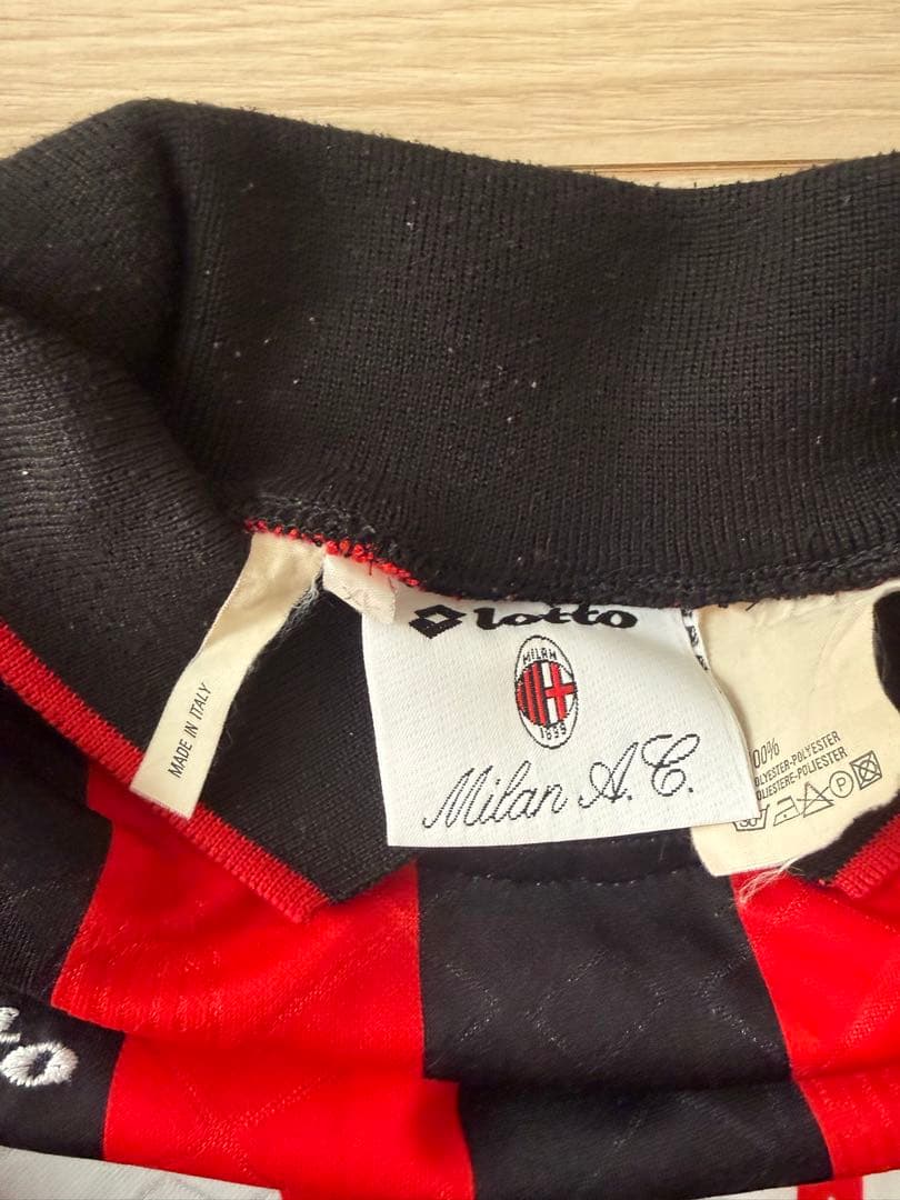 93-94 ACミラン　マッサーロ選手 支給品　ユニフォーム　検　実使用