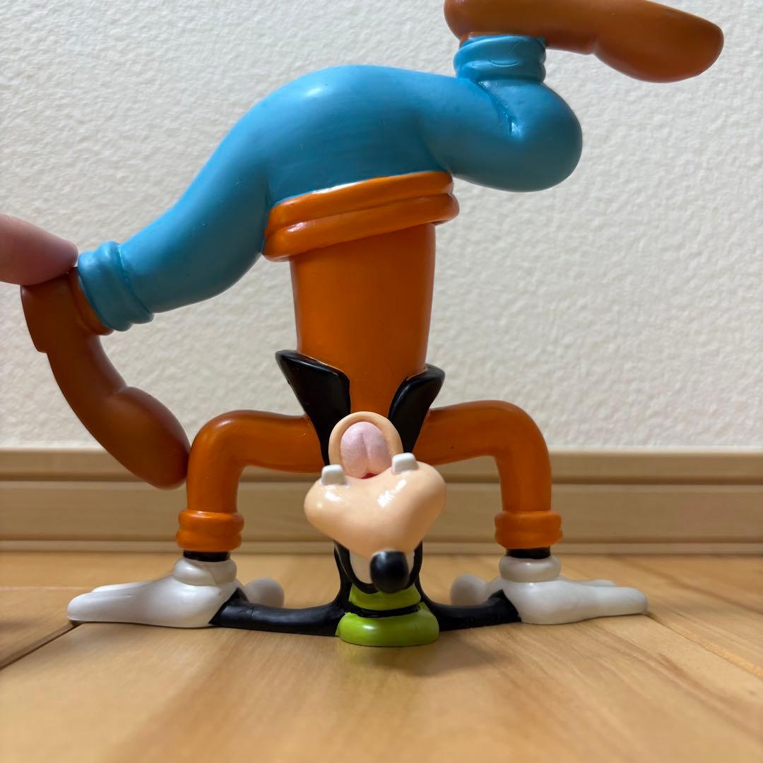 グーフィー 逆立ちフィギュア 1990年代 アプローズ社 ダブルヘッド人形