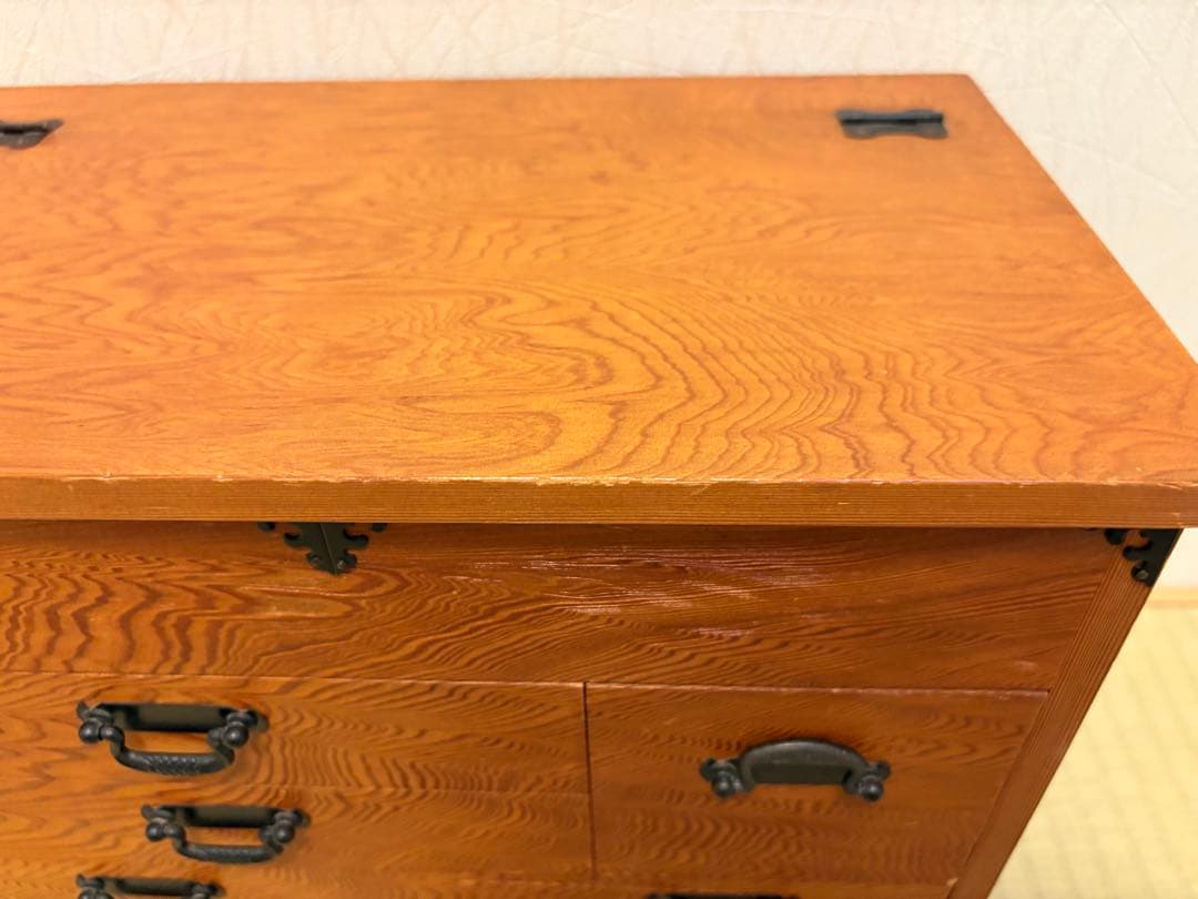 ソーイングボックス？小箪笥　小物入れ　世界遺産　屋久杉3段引出　工芸品　さつま印