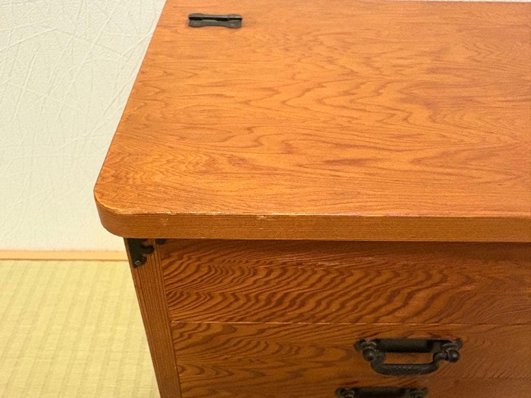 ソーイングボックス？小箪笥　小物入れ　世界遺産　屋久杉3段引出　工芸品　さつま印