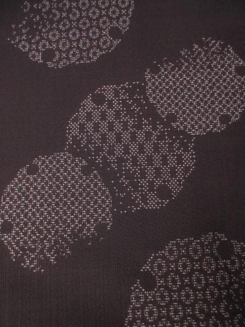 新古品！東京ますいわ屋＊純泥染＊７マルキ＊本場大島紬＊着物＊１６５ｃｍ＊裄６８