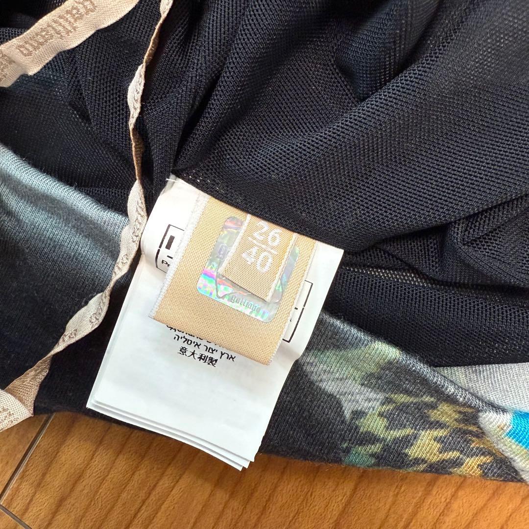 ガリアーノ　galliano キャミソール　ワンピース　プリント　2011