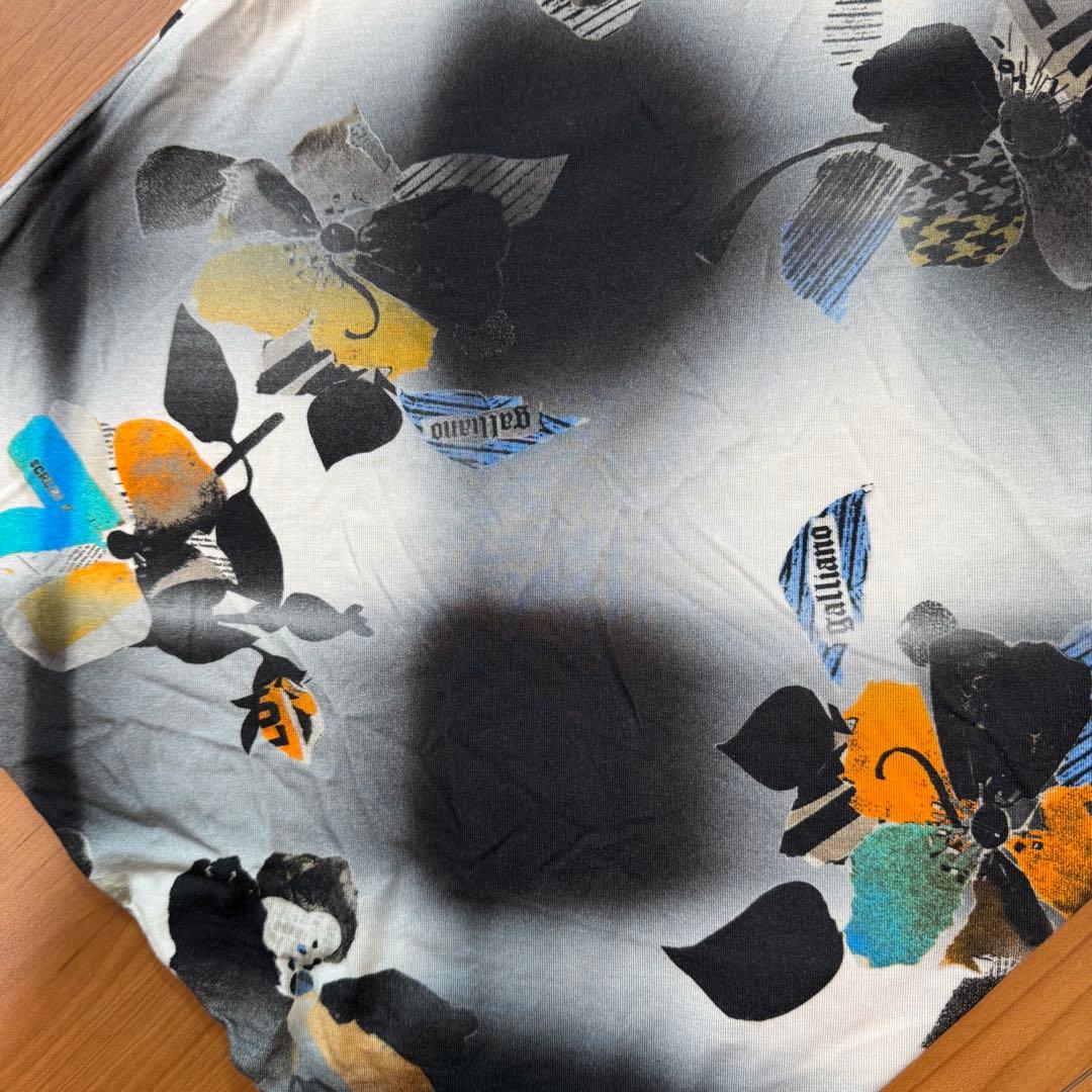 ガリアーノ　galliano キャミソール　ワンピース　プリント　2011