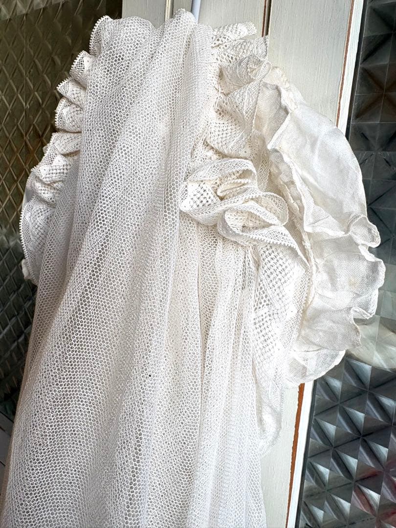 フランスアンティーク　セカンドコミュニオン　ヴェール　ボネ　初聖体拝領　ロザリオ