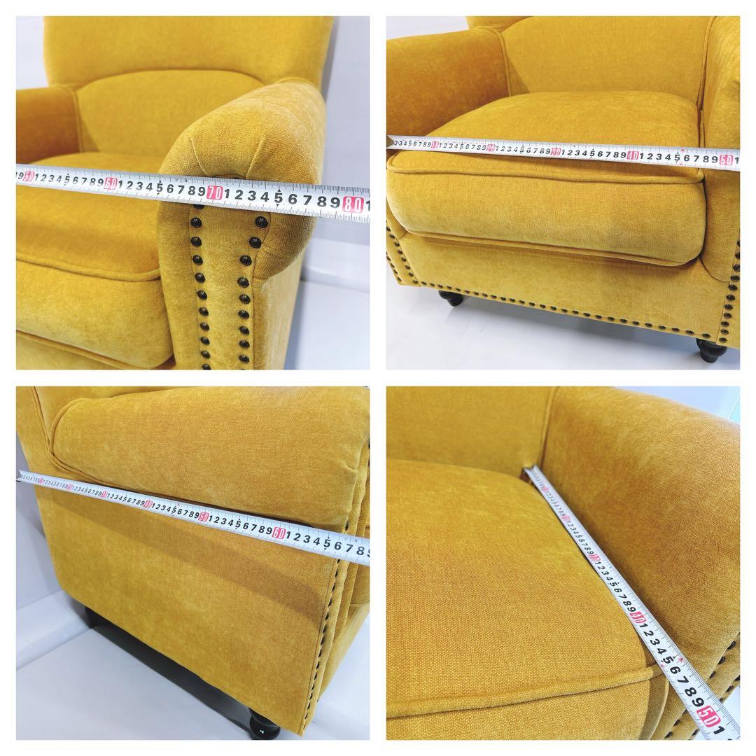 ★送料込み★VINCENT ヴィンセント ソファ 1人掛け アンティーク調