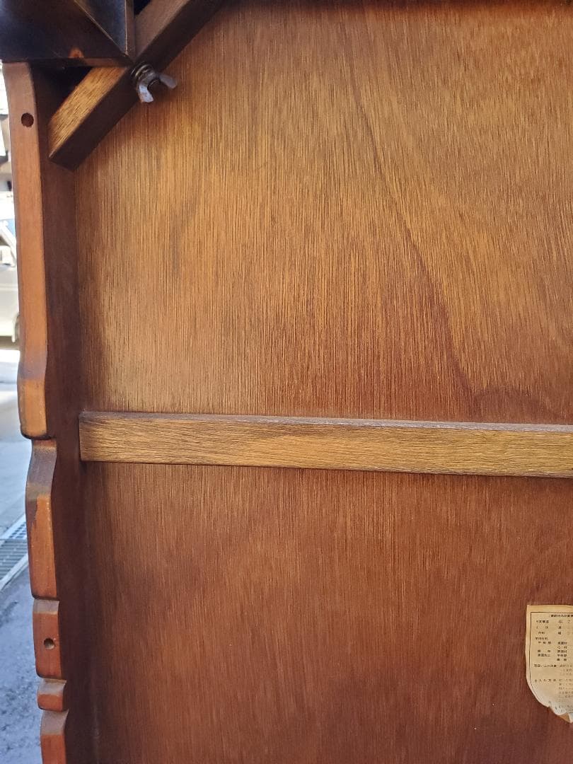 引き取り限定★重厚感のある彫刻脚★大型座卓★テーブル★古民家★木製★和風