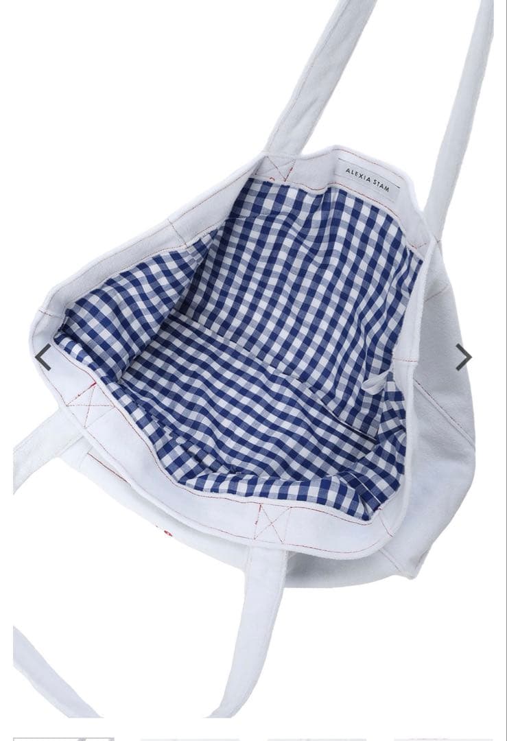 ALEXIASTAM サンリオ キティ 限定 ビーチバッグ トートバッグ 白