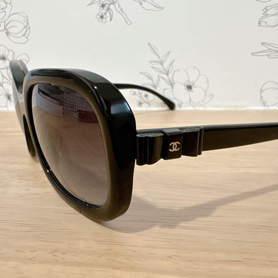 【美品】【外箱・説明書付き】CHANEL サングラス　リボン