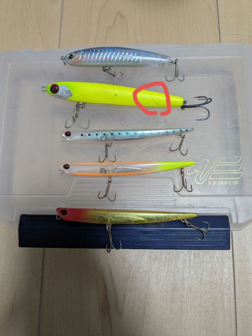 シーバスルアー 17個セット クリアケース付き