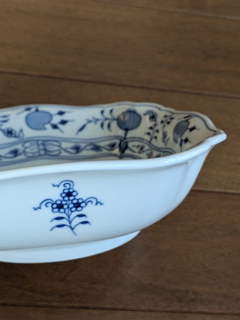 Ndream☆マイセン☆ブルーオニオン☆サラダボール