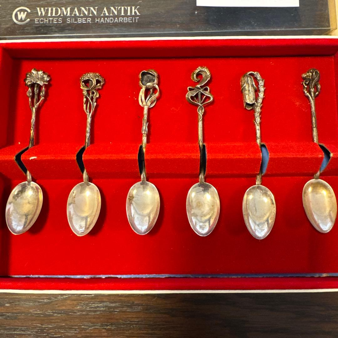 クリストフ ウィドマン　銀製デミタススプーン6客セット