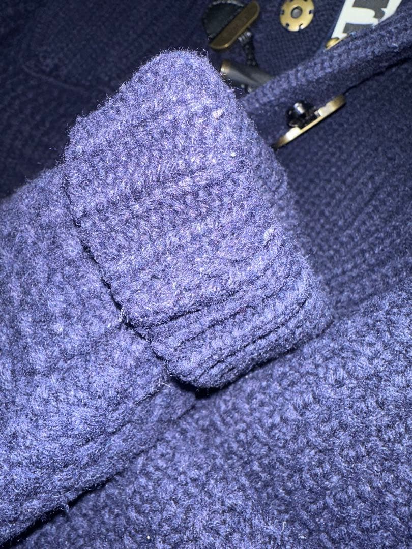 Bark ネイビー ダッフルコート