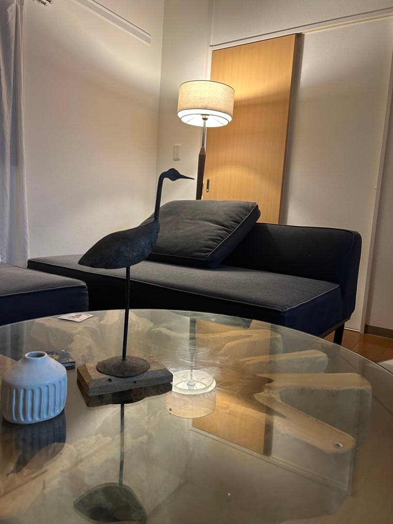 金属製 鳥の形状 アートオブジェ